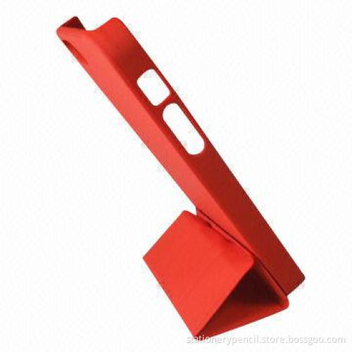 Designed PU Protective Case for iPhone 5, Various Foldable Ways, Make Good View